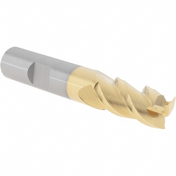 Square End Mill: 3 Flutes, Solid Carbide
