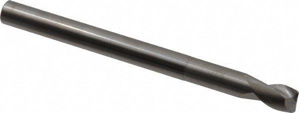 Square End Mill: 1/2'' Dia, 5/8'' LOC, 1/2'' Shank Dia, 6'' OAL, 2 Flutes, Solid Carbide
