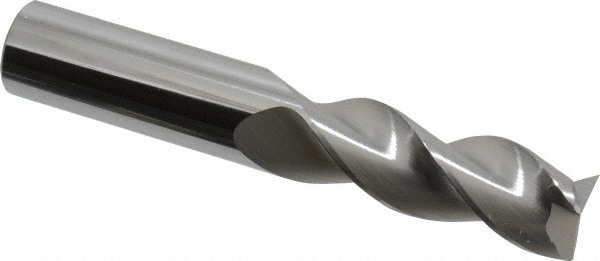 Square End Mill: 5/8'' Dia, 1-5/8'' LOC, 5/8'' Shank Dia, 3-3/4'' OAL, 3 Flutes, Solid Carbide