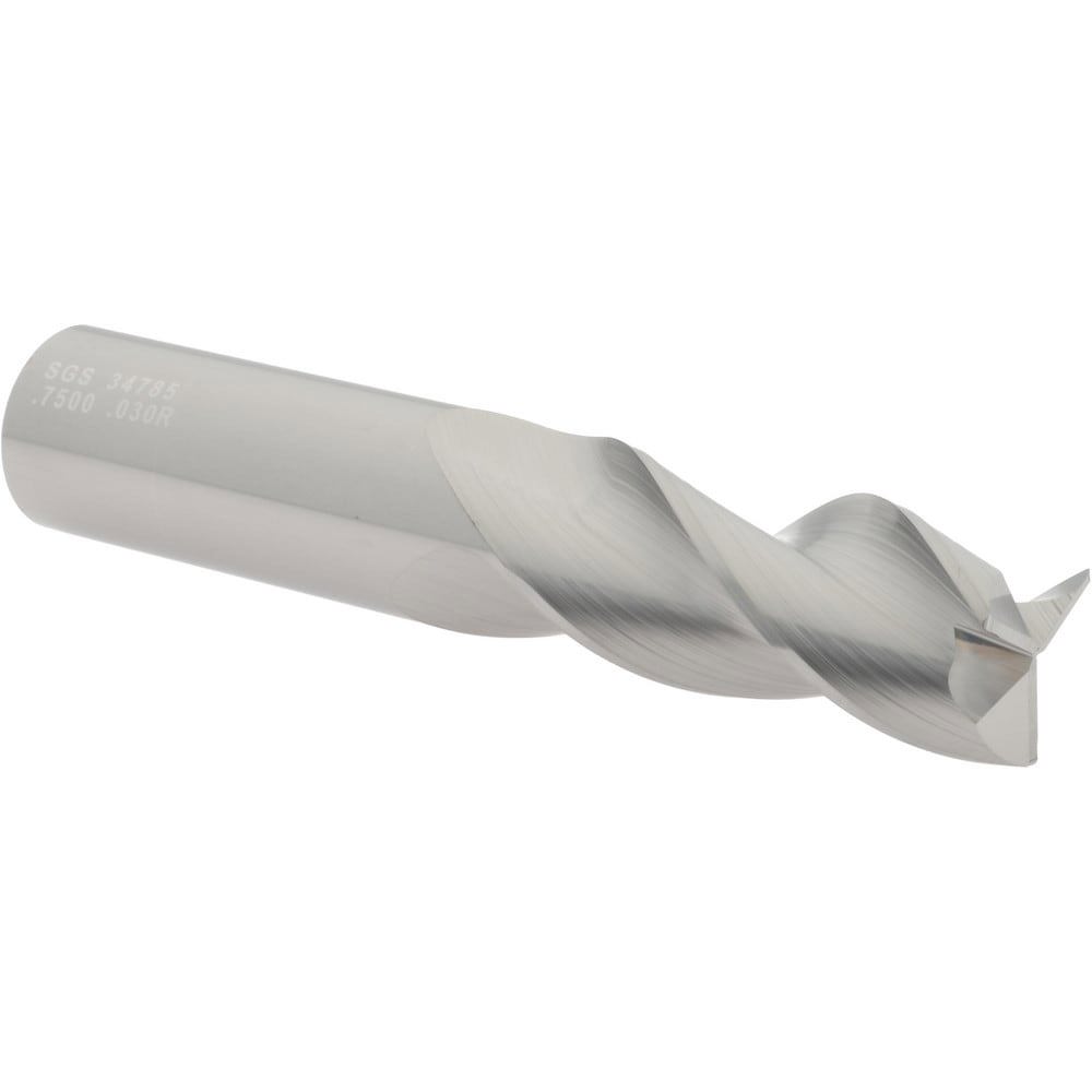 Corner Radius End Mill: 3/4