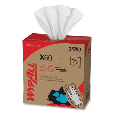 WYPALL X60 WIPES 126 WHIT 10/CA