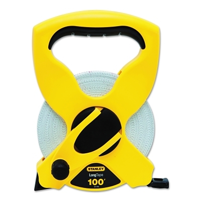 Tape Measure: 100' Long, 1/2