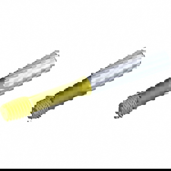 Thread Forming Tap: M8x1.25 Metric Coarse, 6H Class of Fit, Bottoming, Solid Carbide, TiAlN/TiN Coated