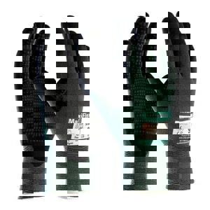 KNIT NYL GLV W/ NITR COAT PALM XLG