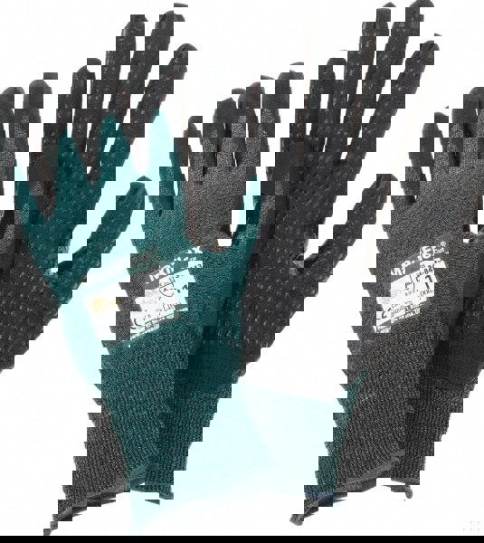 Cut-Resistant Gloves: Size 2X-Large, ANSI Cut A2, Nitrile, Series 34-8443