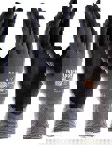 KNIT NYL GLV PALM MED 12 PK