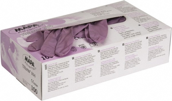 Disposable Glove: Series Trilites 994, Size Medium, 6.0 mil, Nitrile, Latex and Polychloroprene Blend, General Purpose Grade, Powder-Free