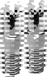 Brass Standard Fan Nozzle: 3/4