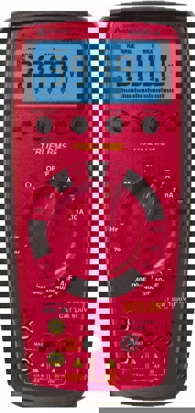 CAT II & CAT III, Auto Ranging Digital Manual Ranging & True RMS Multimeter: 750 VAC, 1,000 VDC
