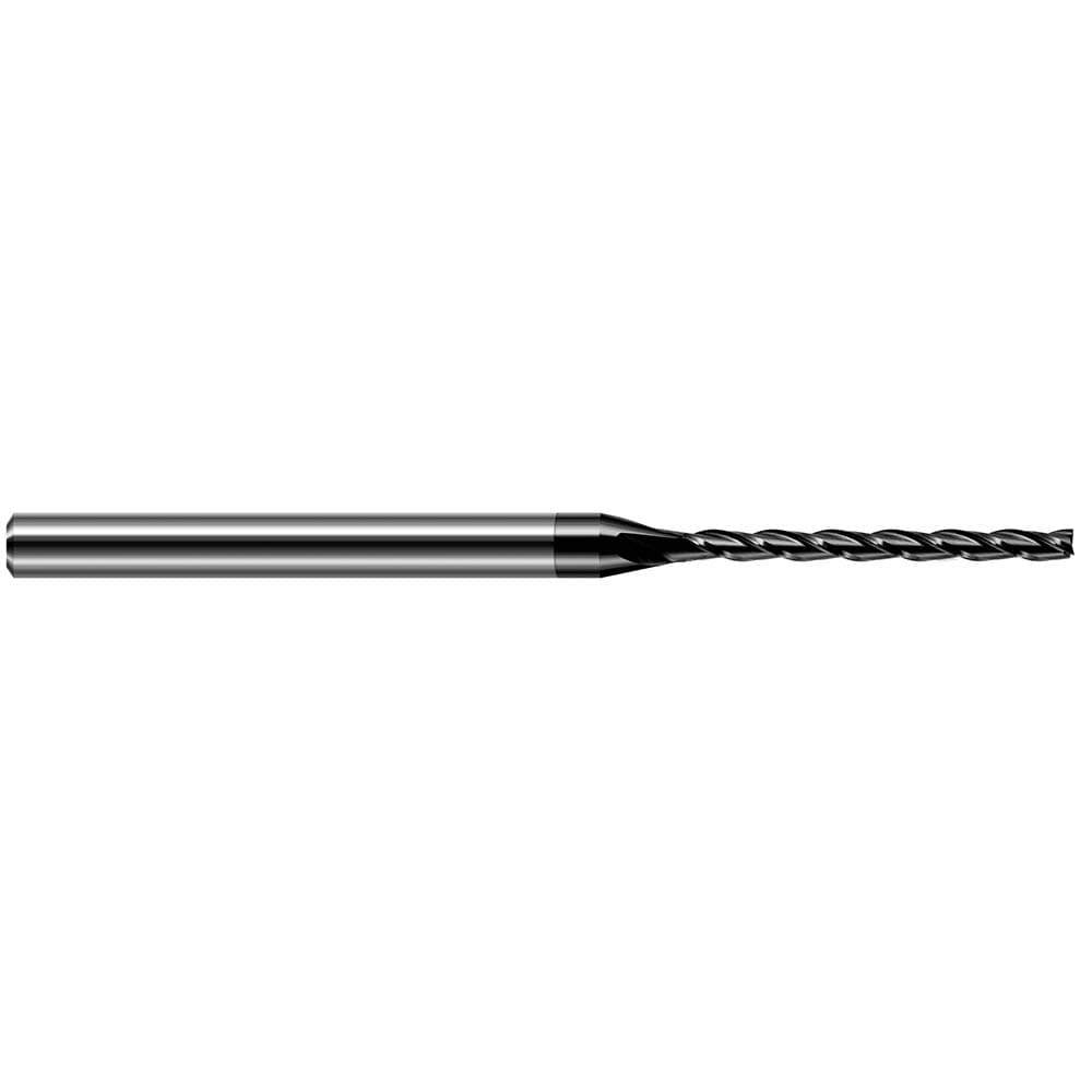 Square End Mill: 1/8'' Dia, 1-1/2'' LOC, 1/8'' Shank Dia, 3'' OAL, 3 Flutes, Solid Carbide