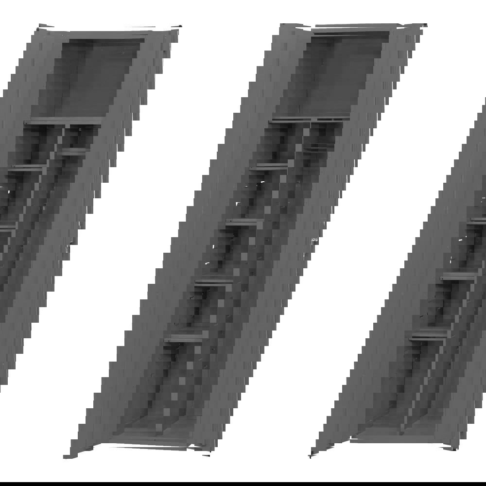 5 SHELF COMBINATION STORAGE CABINET