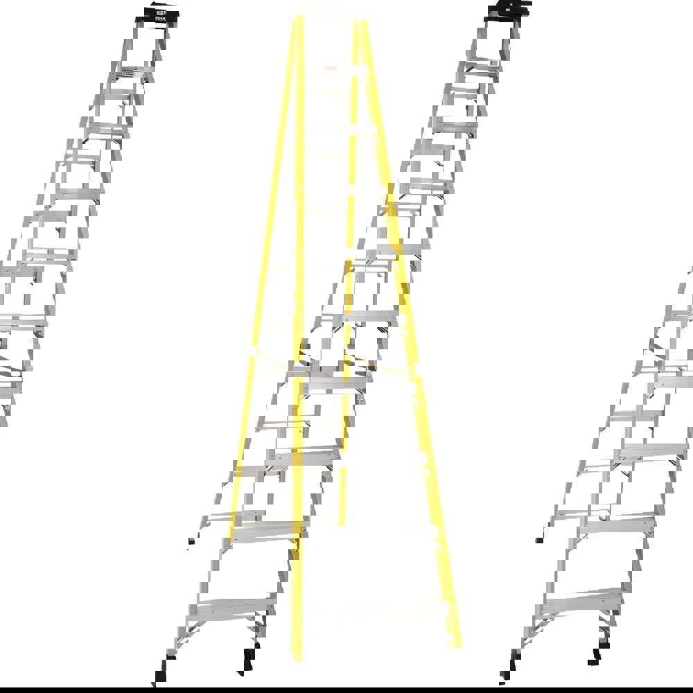 9-Step Fiberglass Step Ladder: Type IAA, 10' High