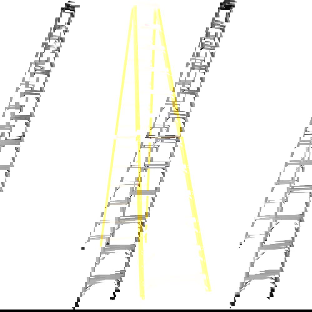 9-Step Fiberglass Step Ladder: Type IAA, 12' High