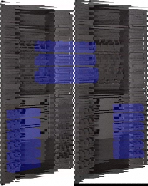 Bin Combination Lockable Storage & Welded Steel Storage Cabinet: 36