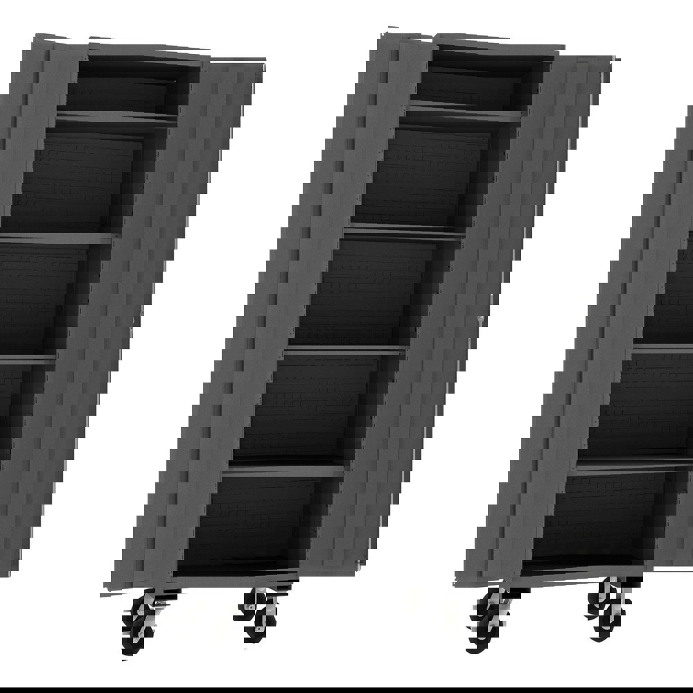 4 SHELF LOCKING STORAGE CABINET