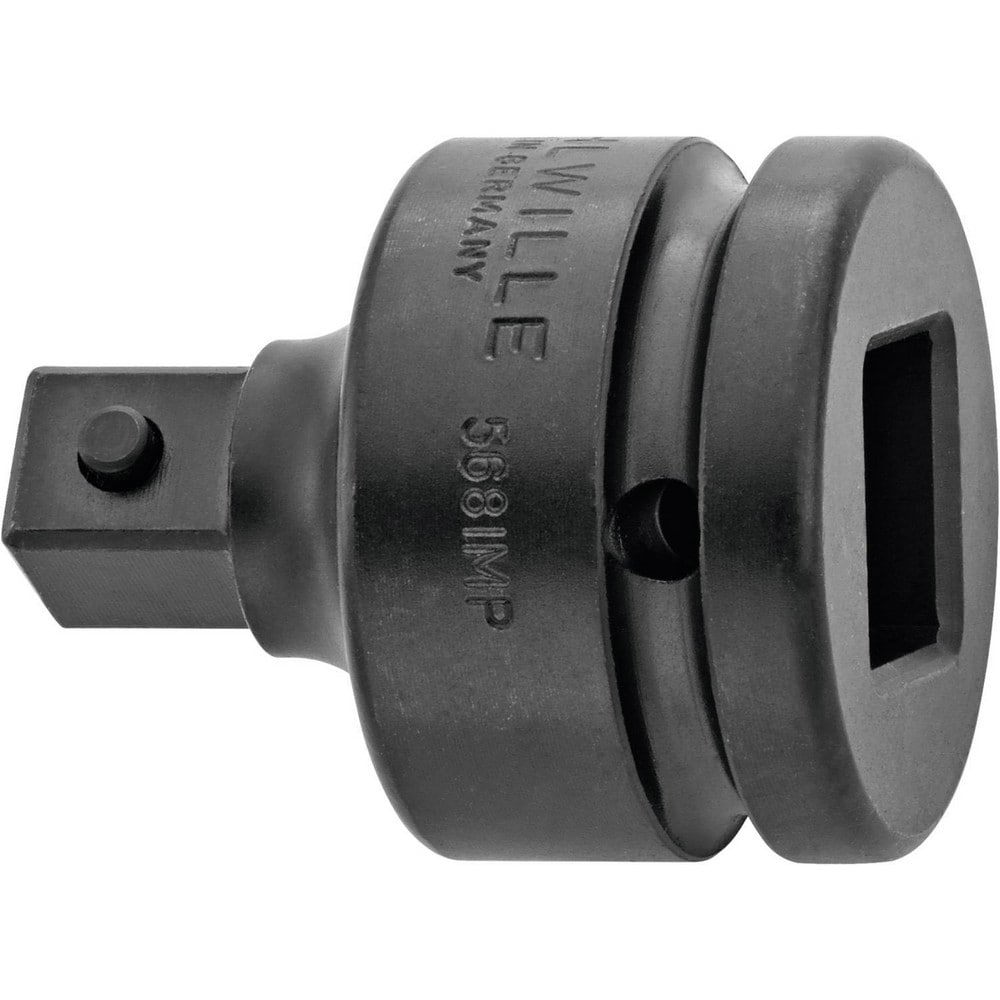 Socket Adapters & Universal Joints; Adapter Type: Impact ; Male Size: 1/2 in ; Female Size: 3/4 ; Male Drive Style: Square ; Overall Length (Inch): 2-1/4in ; Female Drive Style: Square