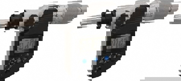 0 to 25.4mm Range, 6.35mm Spindle Diameter, 156.5mm OAL, Flat Spindle Electronic Micrometer Head