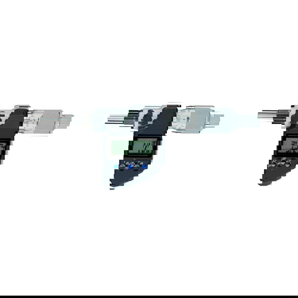 Electronic Micrometer Heads; Accuracy: 0.0001 in ; Thimble Diameter (mm): 18.00 ; Spindle Shape: Spherical ; Clamp Nut Supplied: Yes ; Batteries Included: Yes ; Number Of Batteries: 1