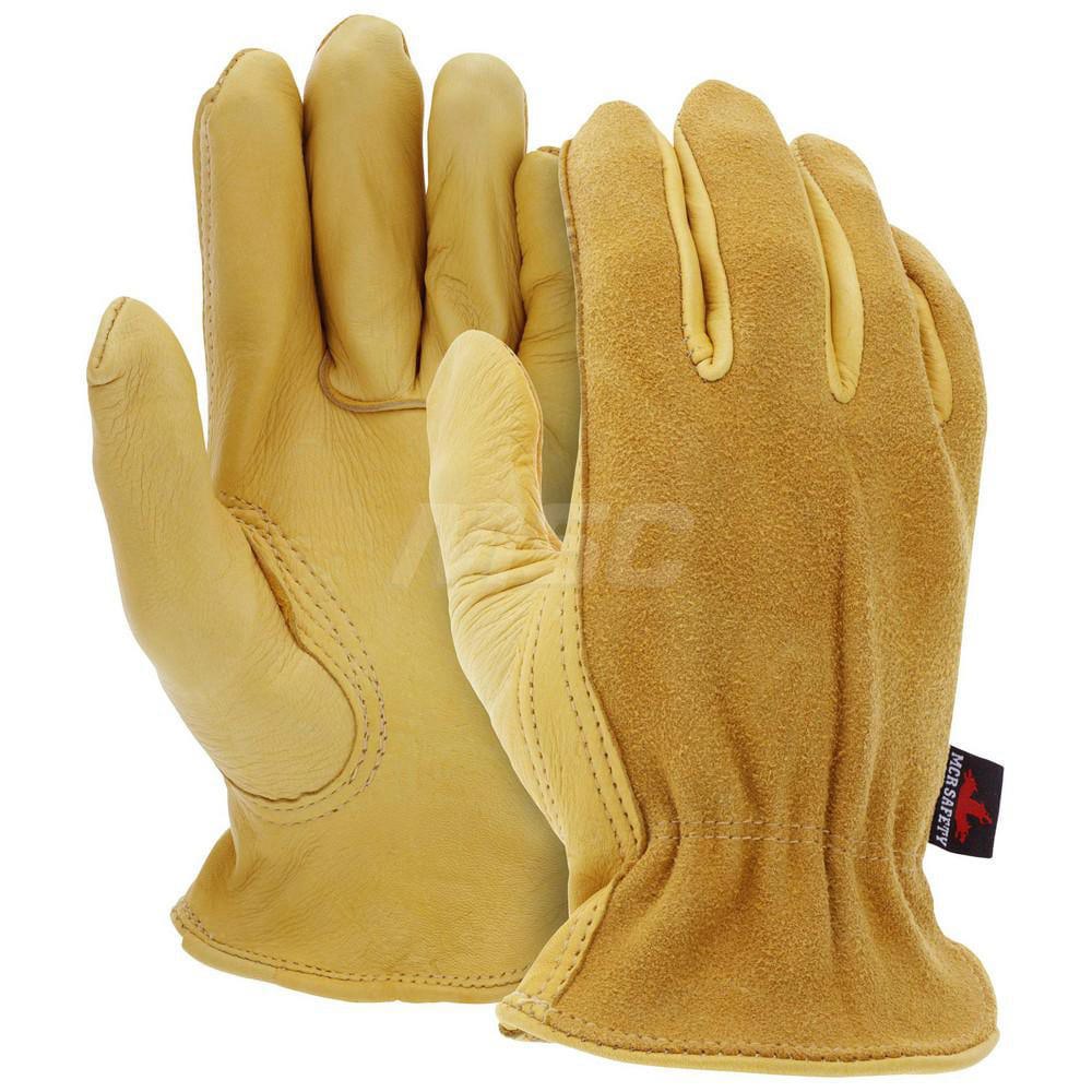 Work Gloves: Memphis 3505, Size X-Large, Deerskin Leather Lined, Deerskin Leather, General Purpose
