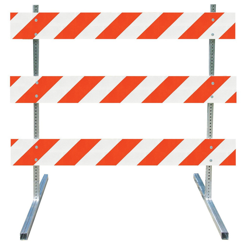 Traffic Barricades; Barricade Height (Inch): 63 ; Barricade Width (Inch): 72 ; Reflective: Yes ; Compliance: NCHRP-350; MUTCD