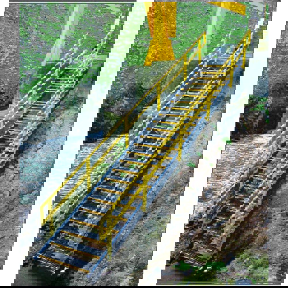 Grating, Stair Treads & Step Bars; Material: Fiberglass Reinforced Plastic ; Stair Tread Type: Stair Treads ; Surface Texture: Grit ; Overall Length: 36.00in ; Overall Width: 11in ; Overall Height: 1.5in