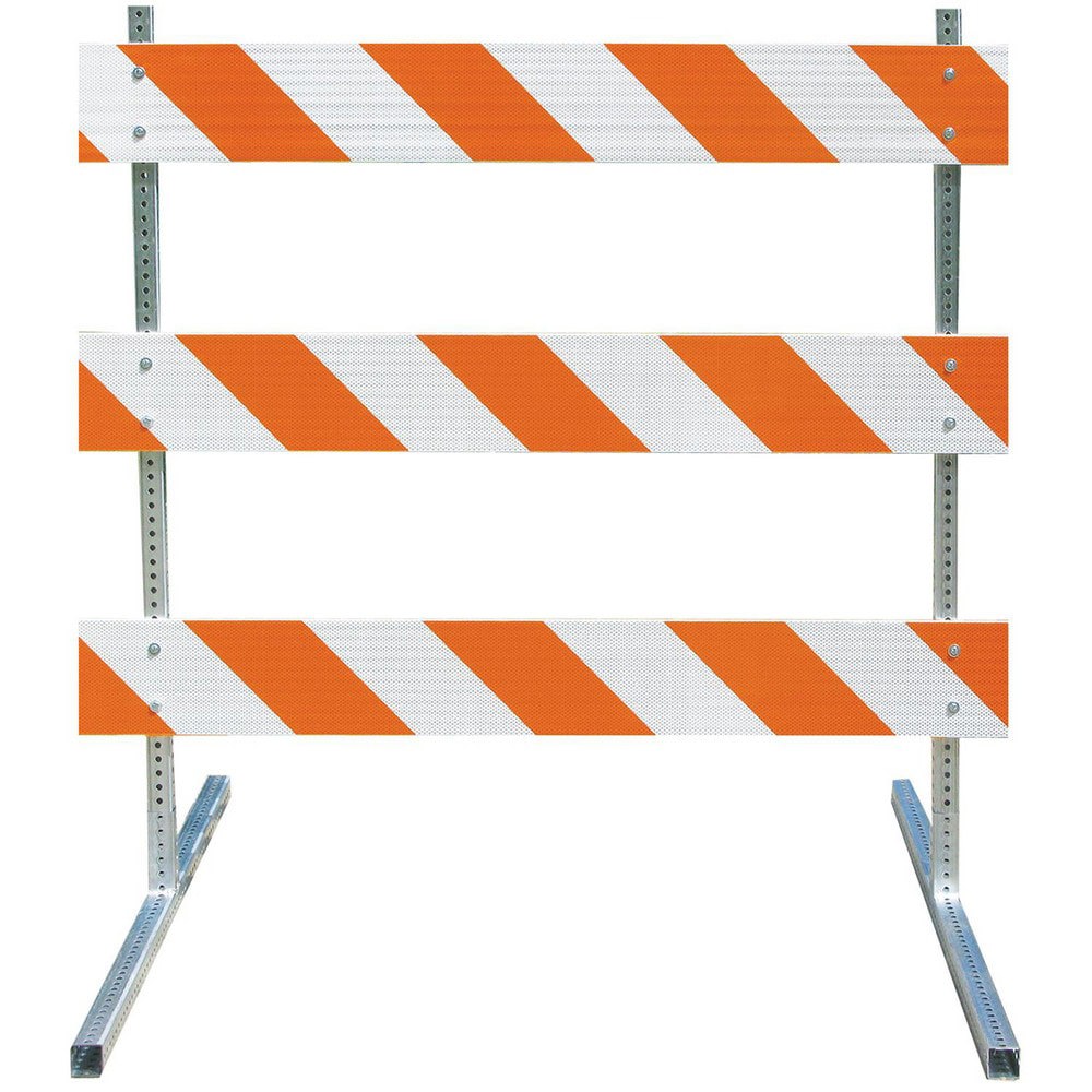 Traffic Barricades; Barricade Height (Inch): 63 ; Barricade Width (Inch): 96 ; Reflective: Yes ; Compliance: NCHRP-350; MUTCD