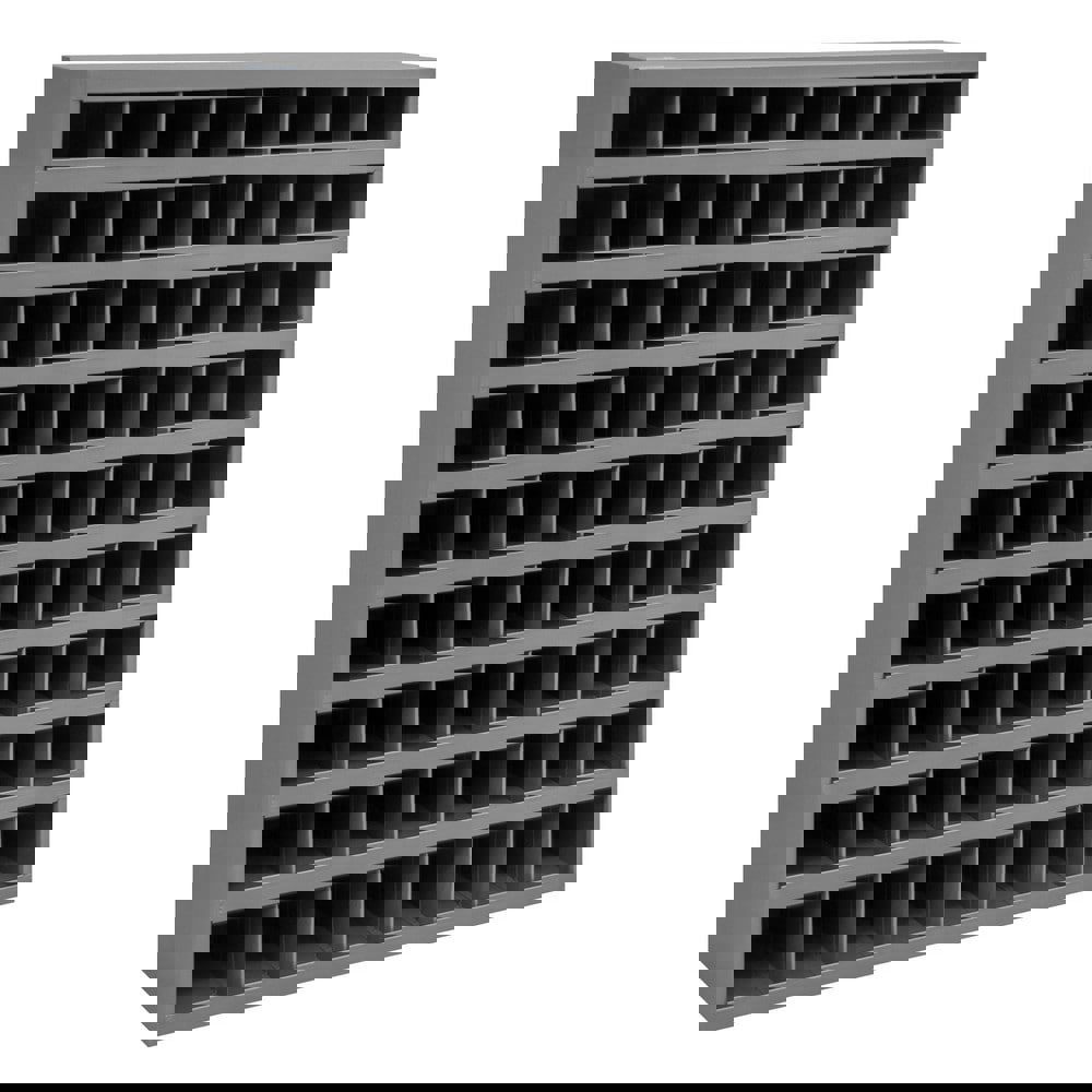 72 Bin Bin Shelving Unit with Openings