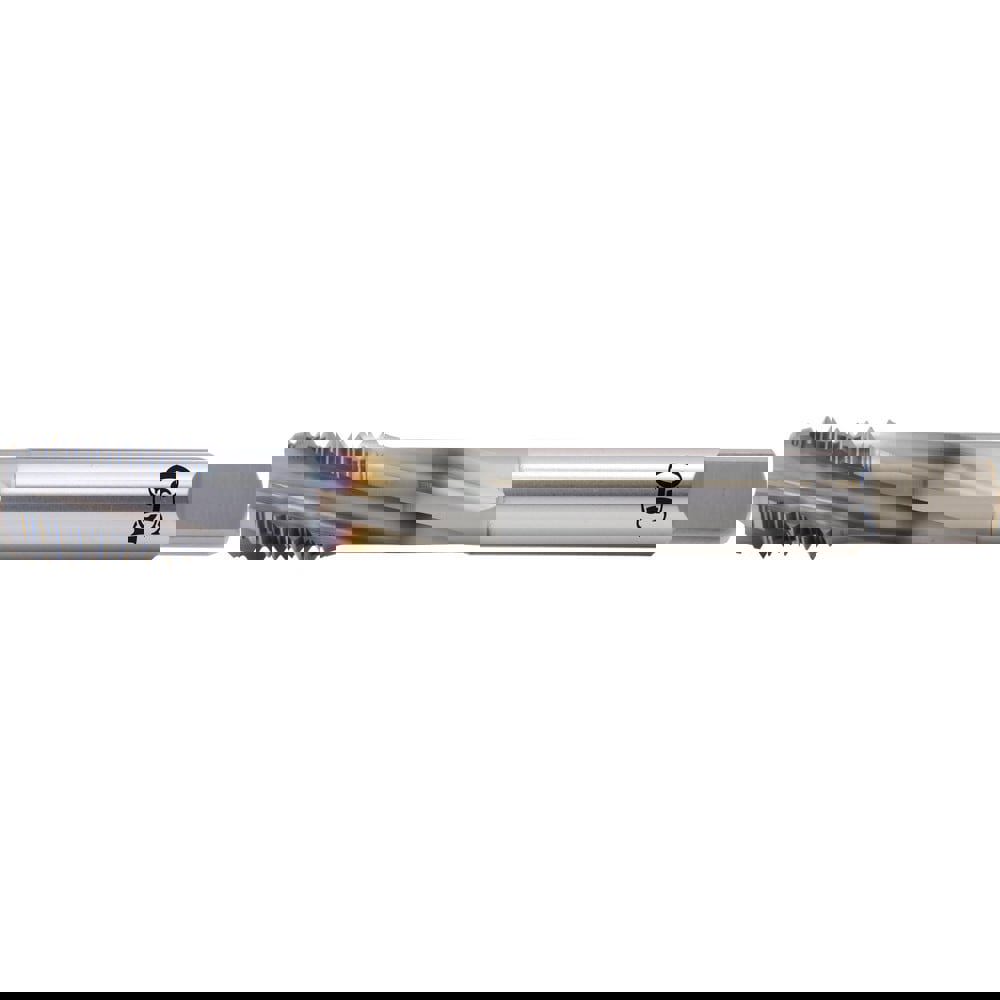 Spiral Flute Tap: M14x1.50 Metric, 3 Flutes, Modified Bottoming, VC-10, V Coated