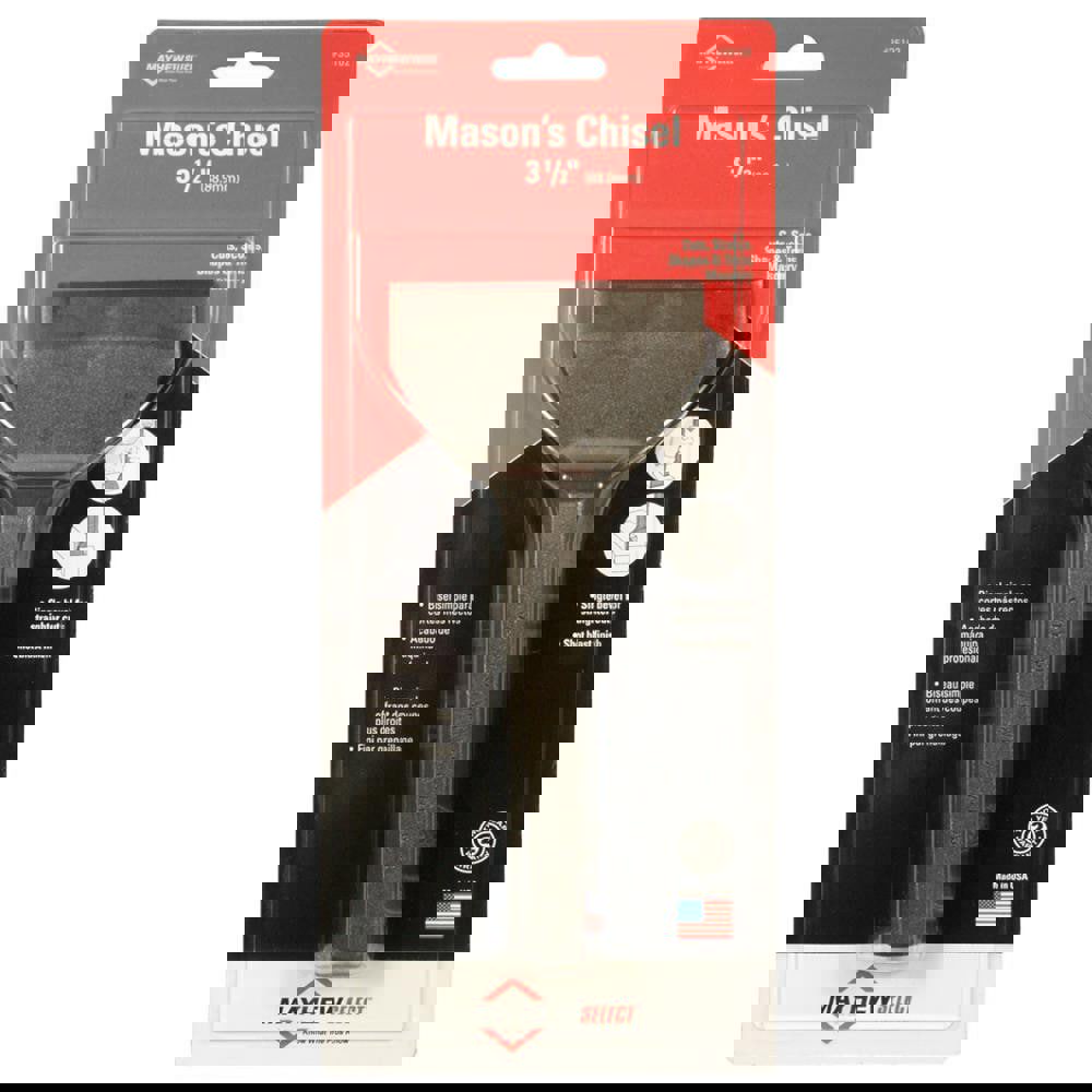 Mayhew Steel Brick Chisel: 3-1/2