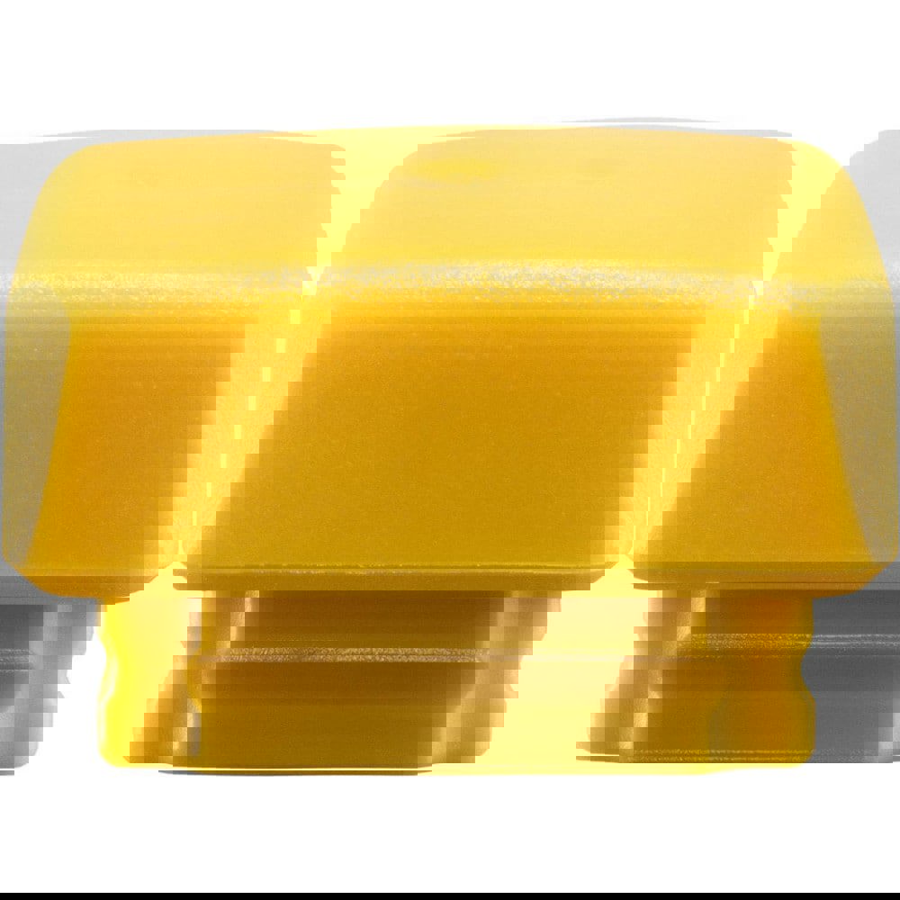 Replacement Heads & Faces; Tip Type: Dead Blow Hammer ; Material: Polyurethane ; Tip Diameter (Decimal Inch): 1.57 ; Color: Yellow ; Mount Type: Press Fit ; Face Shape: Rectangular
