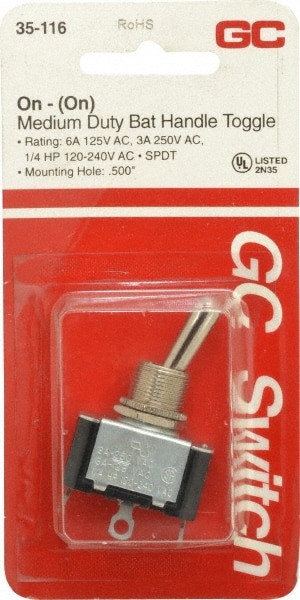 SPDT Medium Duty On-On Toggle Switch