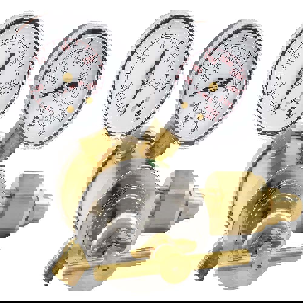540 CGA Inlet Connection, B Fitting, 125 Max psi, Oxygen Welding Regulator