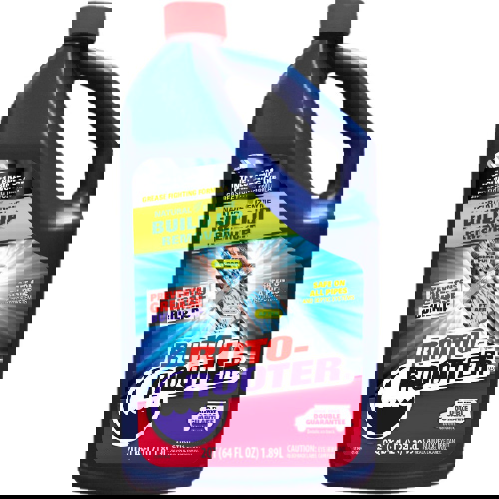 Roto-Rooter Build-Up Remover is a professional strength, natural enzyme formula that is specially designed for slow drains and clog prevention in sinks, toilets and showers. Opens up slow drains and prevents clogs in kitchen and bathroom sinks, showers an