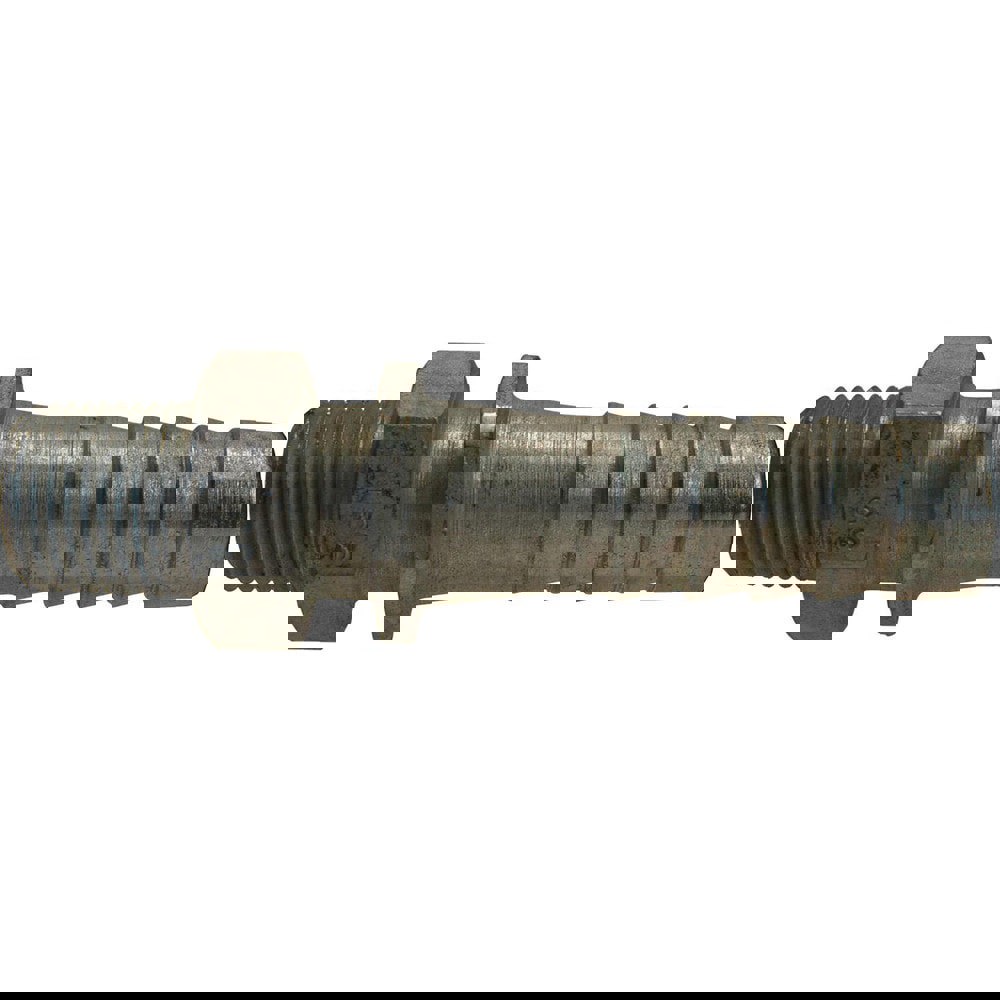 Barbed Hose Fittings; Fitting Type: Hose Barb; Nipple ; Material: Plated Steel ; Thread Standard: NPT ; Thread Size: 1 ; End Connection: Hose Barb x Male NPT ; Hose Inside Diameter (Inch): 3/4