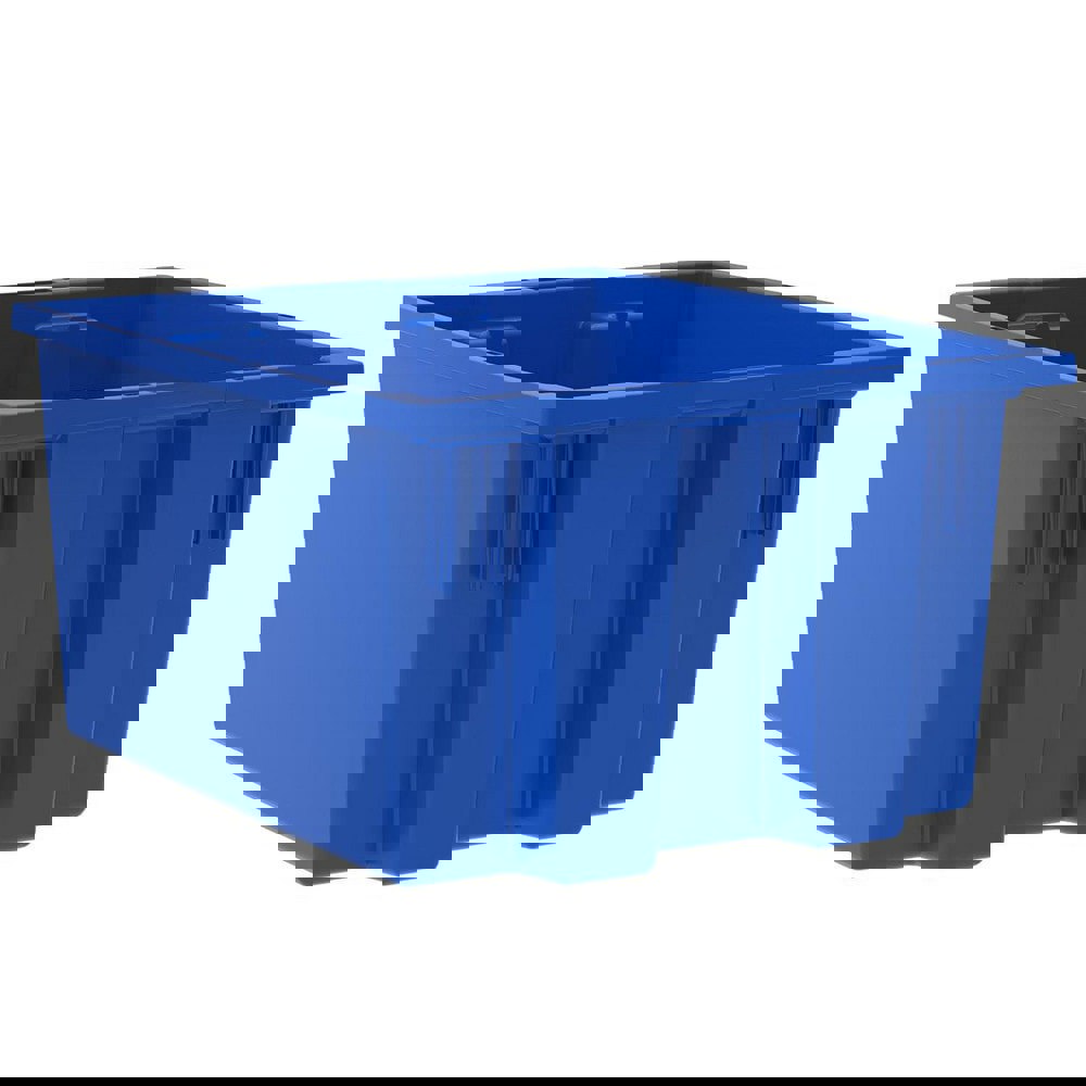 Bins; Bin Style: Nest & Stack Storage Tote ; Shape: Rectangle ; Material Family: Polyethylene ; Overall Width (Inch): 15-1/2 ; Overall Length (Inch): 19-1/2 ; Overall Height (Inch): 10