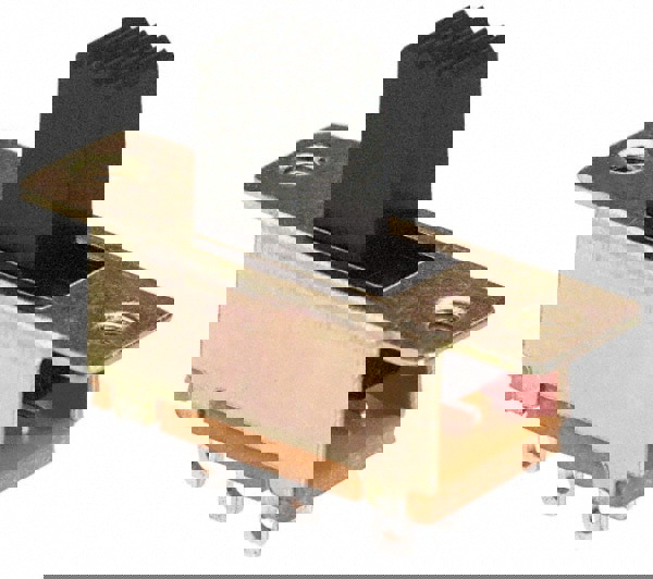 Slide Switches; Amperage: 3 @ 250 VAC; 6 @ 125 VAC ; Contact Form: SPDT ; Switch Sequence: On-On ; Switch Housing Material: Plastic ; Terminal Type: PC Lug