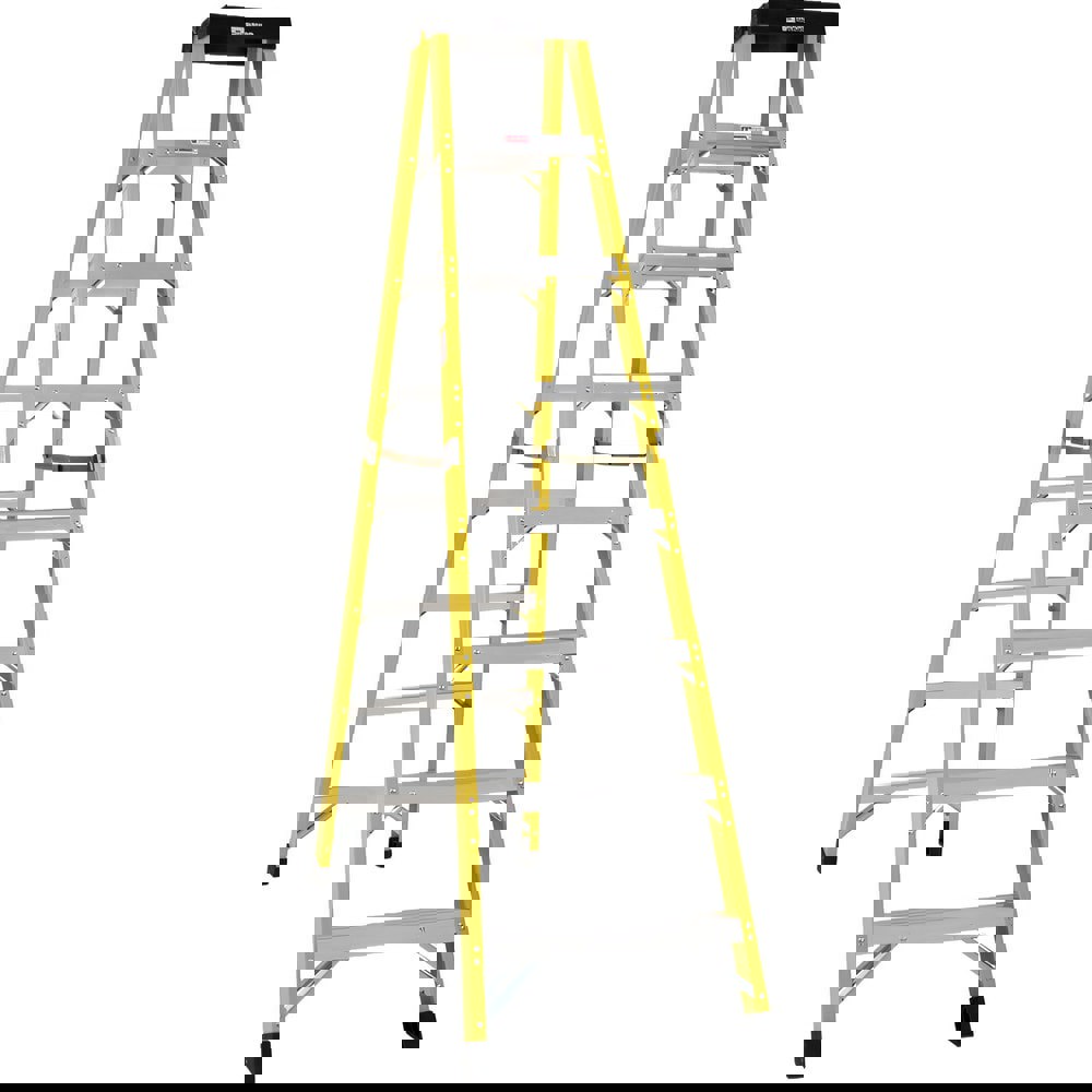 7-Step Fiberglass Step Ladder: Type IAA, 10' High