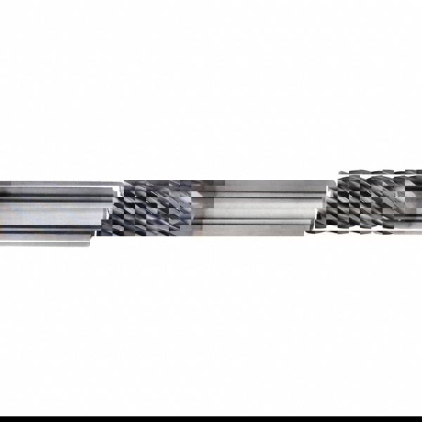 Corner Radius End Mill: 4 mm Dia, 11.00 mm LOC, 0.25 mm Radius, 5 Flute, Solid Carbide