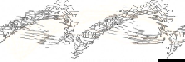 1-1/2 to 1.74 Inch Cable Diameter, Tinned Bronze, Double Loop Support Grip