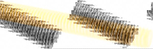 Threaded Rod: 3/8-16, 3' Long, Brass