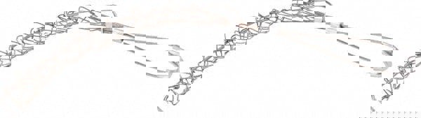 1/2 to 0.61 Inch Cable Diameter, Tinned Bronze, Offset Loop Support Grip