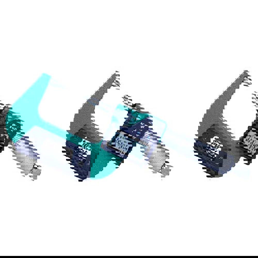 Point Micrometers; Operation Type: Electronic; Maximum Measurement (mm): 25.00; Thimble Type: Ratchet Stop; Digital Counter: No; Calibrated: Yes; Traceability Certification Included: None; Resolution (mm): 0.001; Accuracy (Decimal Inch): 0.00016; Water Re