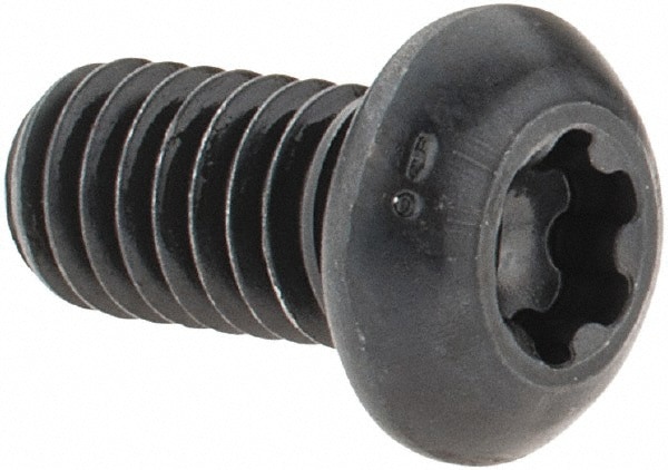 Button Socket Cap Screw: 5/16-18 x 5/8, Alloy Steel, Black Oxide Coated