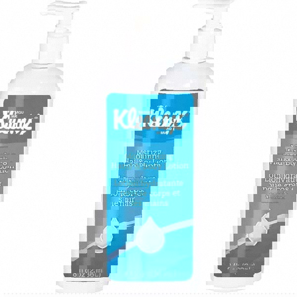 Moisturizing Hand & Body Lotion, 8 oz. Pump Bottles, White, Fresh Scent, NSF E-4 Rated