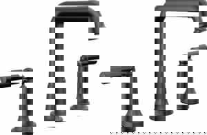 Two Handle Widespread Bathroom Sink Faucet in Matte Black