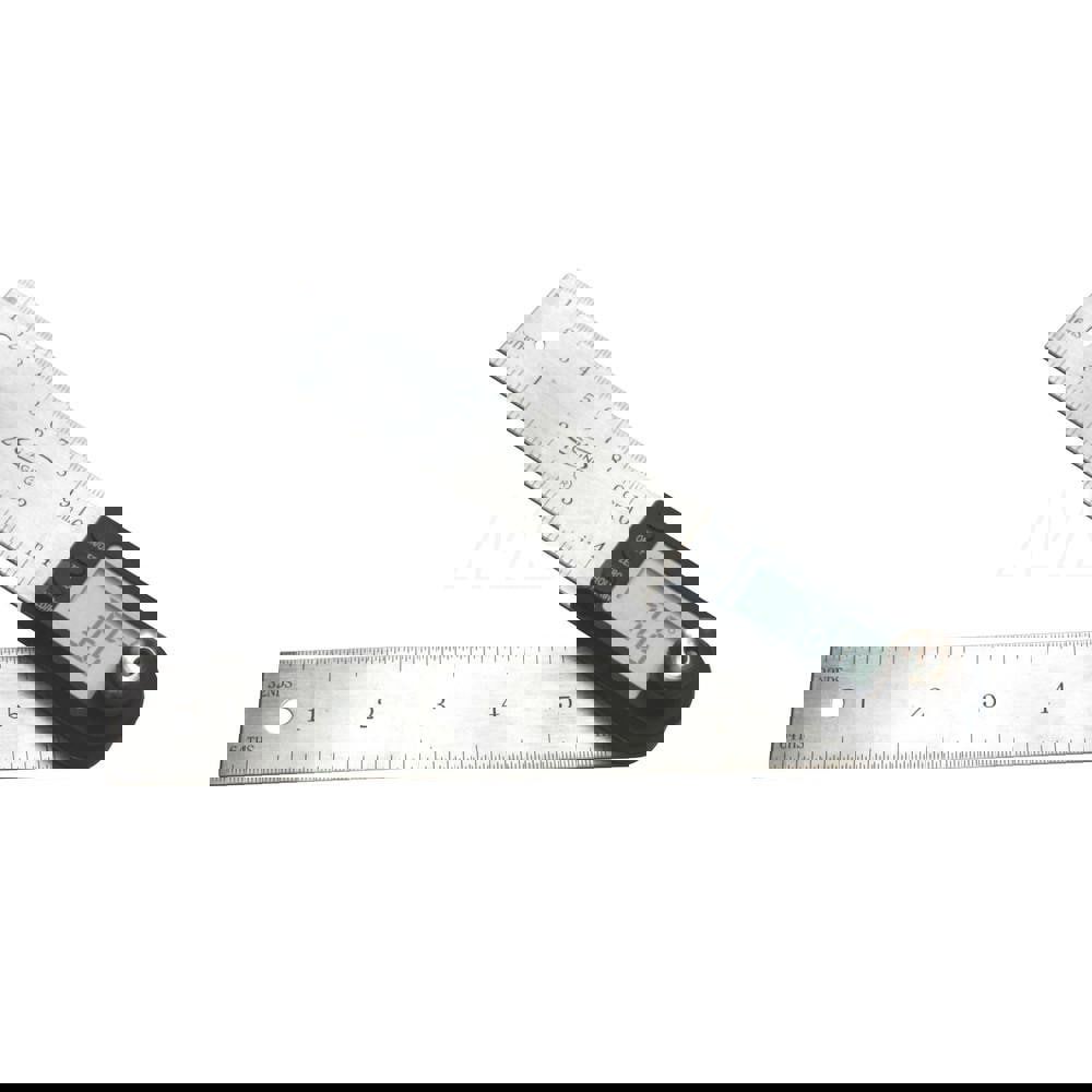 Digital & Dial Protractors; Style: Protractor ; Measuring Range (Degrees): 360.00 ; Resolution (Degrees): 0.0500 ; Accuracy (Degrees): 0.20 ; Includes: 4 & 7 in Blades; Battery; Instructions ; Battery Type: CR2032