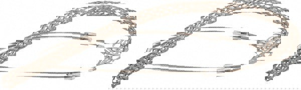 3/4 to 0.99 Inch Cable Diameter, Tinned Bronze, Single Loop Support Grip