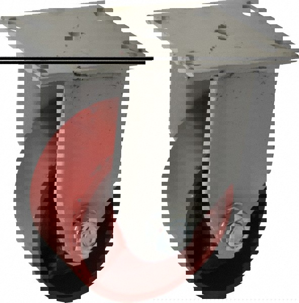 Rigid Top Plate Caster: Ductile Iron, 5