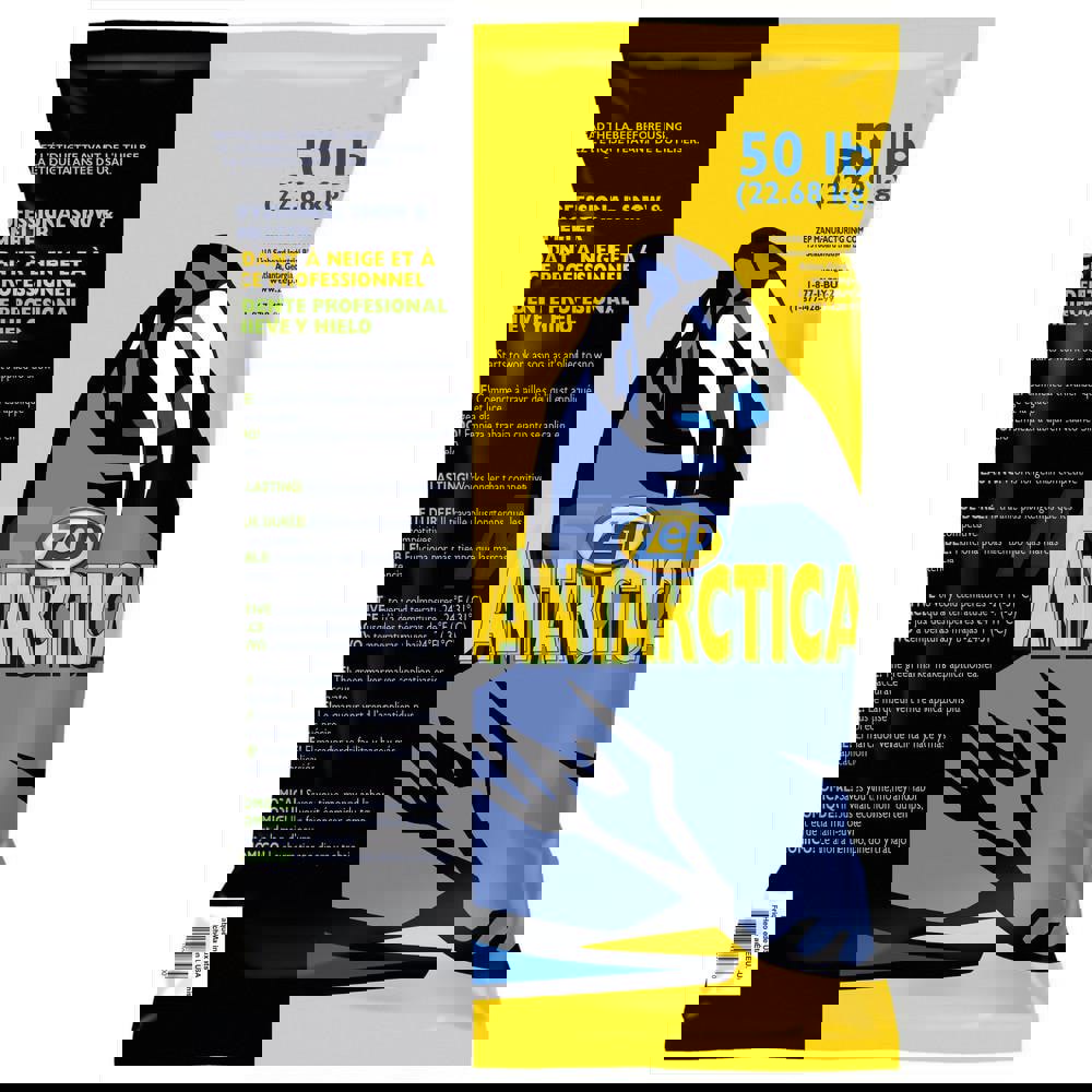 Ice & Snow Melter & De-Icer: Calcium Chloride, Sodium Chloride & Magnesium Chloride, Granular, 50 lb Bag