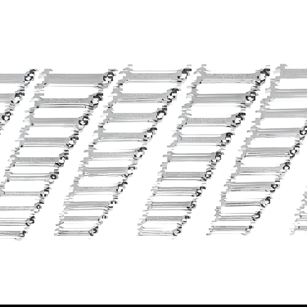Wrench Set: 20 Pc, Inch & Metric
